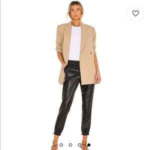 n:PHILANTHROPY Scarlett vegan leather jogger pants size XS in Black